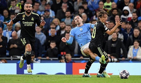 جانب من المباراة