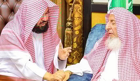 مفتي المملكة والسديس