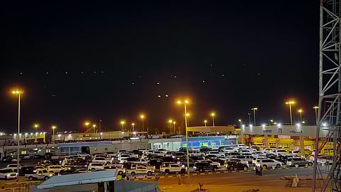 ازدحام في منفذ النويصيب