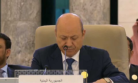 الدكتور رشاد محمد العليمي رئيس مجلس القيادة الرئاسي اليمني