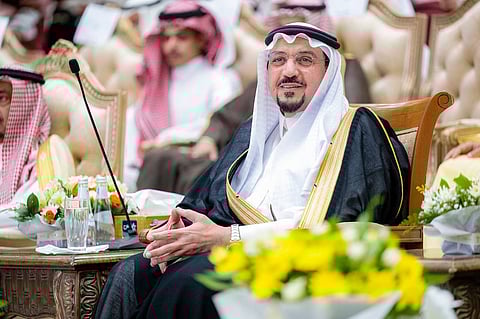 أمير القصيم خلال حفل التكريم