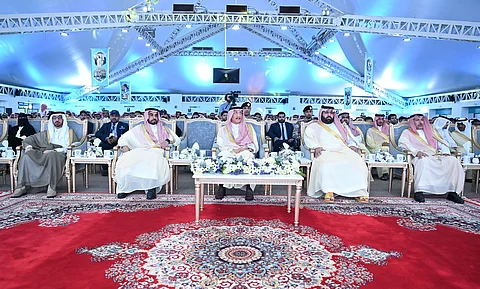أمير جازان خلال حفل التخرج