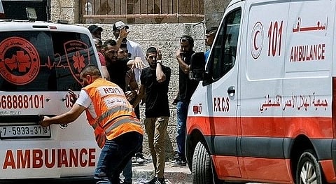 عربات الهلال الأحمر الفلسطيني