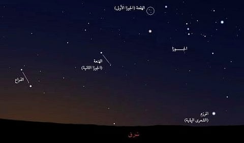 بدء موسم الجوزاء