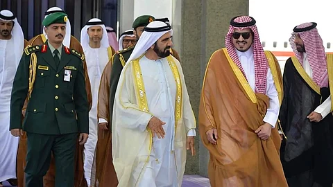 وصل الشيخ محمد بن راشد آل مكتوم، جدة