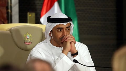 عبدالله بن زايد آل نهيان وزير خارجية دولة الإمارات