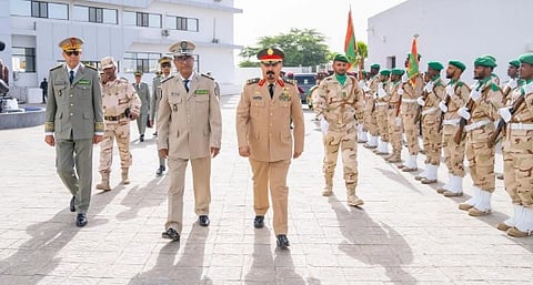 المغيدي يلتقي وزير الدفاع الوطني الموريتاني