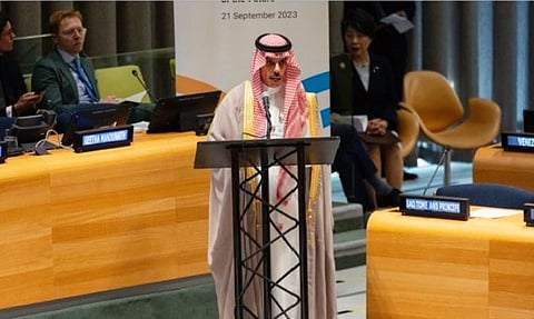 وزير الخارجية الأمير فيصل بن فرحان