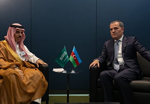 وزير الخارجية يلتقي وزير خارجية أذربيجان