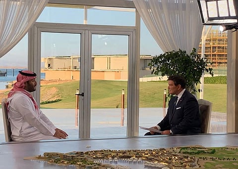 لقاء الأمير محمد بن سلمان ولي العهد بقناة «فوكس نيوز»