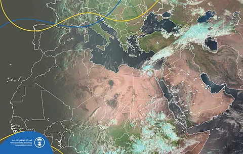 تأثير العاصفة «دانيل» على أجواء المملكة