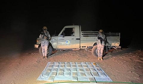 الدوريات البرية لحرس الحدود