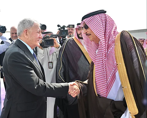 أمير منطقة جازان يستقبل الرئيس العراقي