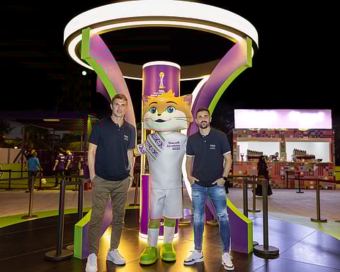 باولو مالديني ودافيد فيا في كورنيش جدة