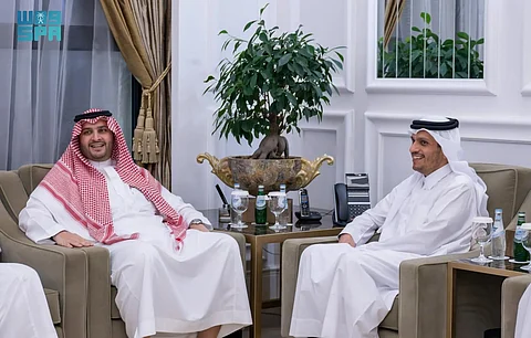 رئيس الوزراء القطري يستقبل سمو الأمير تركي بن محمد بن فهد