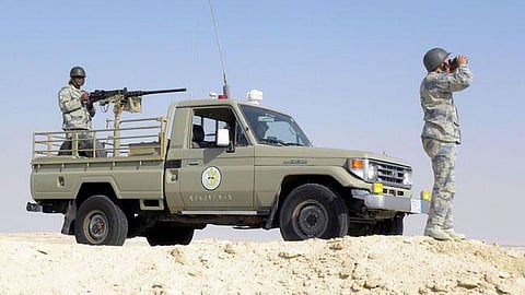 الدوريات البرية لحرس الحدود