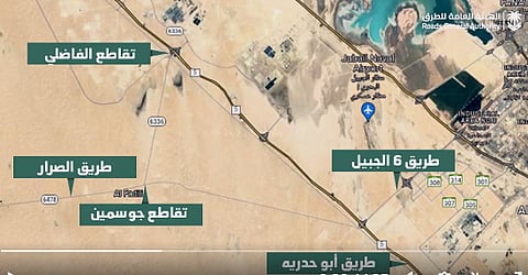 طريق (الصرار الحناة الجبيل)