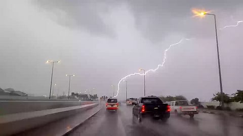 أمطار رعدية في المملكة