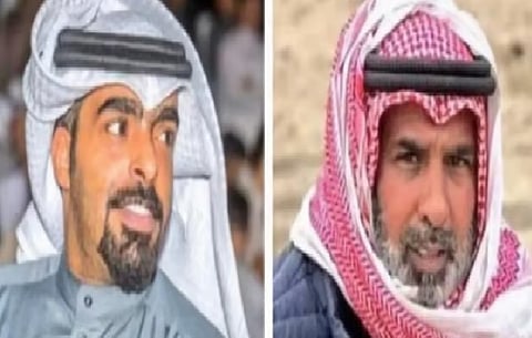 المواطن الكويتي فيصل المطيري ومرافقه السعودي أنور الظفيري