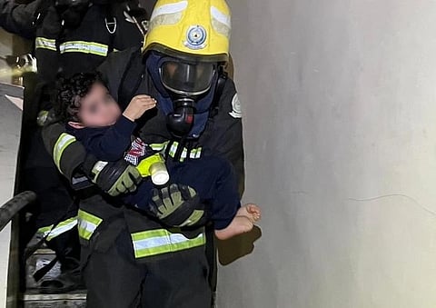 جانب من جهود الإنقاذ