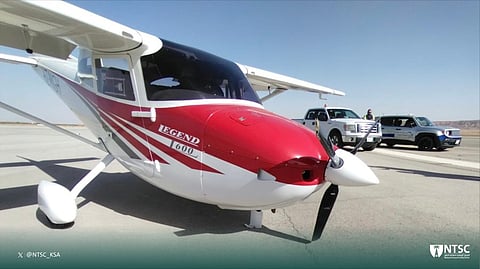 سقوط طائرة صغيرة «Ultralight» أثناء الهبوط في مطار الثمامة بالرياض