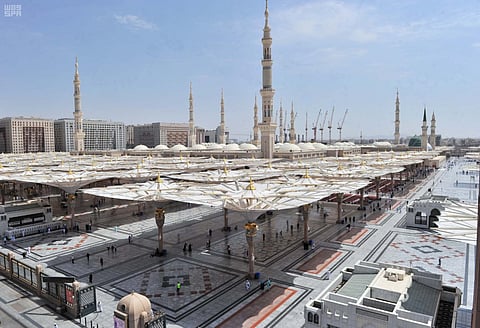 مظلات المسجد النبوي