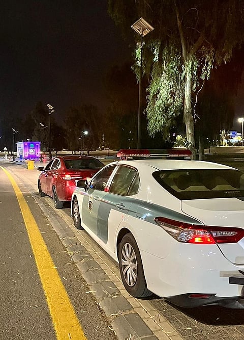 ضبط قائد مركبة ظهر في محتوى يمارس التفحيط