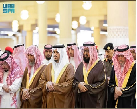 صلاة الميت على الشيخ فهد بن عبدالله بن دليم