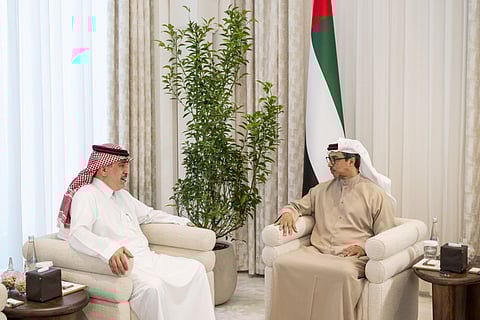 سفير المملكة في أبو ظبي يبحث العلاقات الثنائية مع نائب رئيس دولة الإمارات