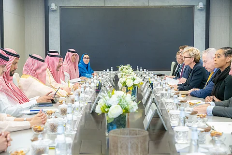 وزير الصناعة خلال لقائه وزيرة الطاقة الأمريكية