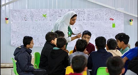 «سلمان للإغاثة» يختتم البرنامج التدريبي التطوعي بمخيم الزعتري للاجئين السوريين بالأردن