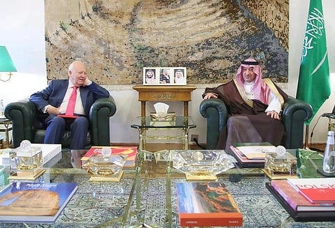 نائب وزير الخارجية يستقبل الممثل السامي لتحالف الحضارات التابع للأمم المتحدة