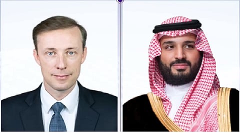 ولي العهد يومستشار الأمن القومي الأمريكي