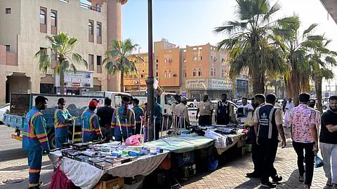 حملة على الباعة الجائلين المخالفين