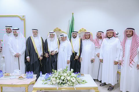 ليلة وفاء من أبناء بني مالك للشيخ محمد مفرح الحرازي المالكي بعد تماثله للشفاء