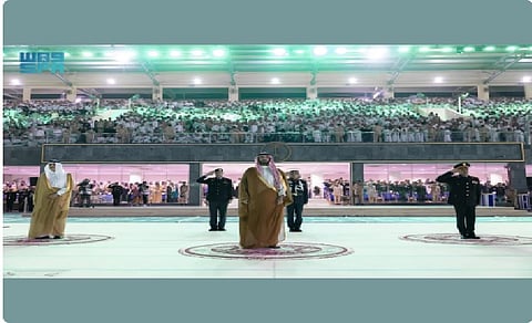 حفل تخريج دورة تأهيل الضباط الجامعيين وطلبة كلية الملك خالد العسكرية