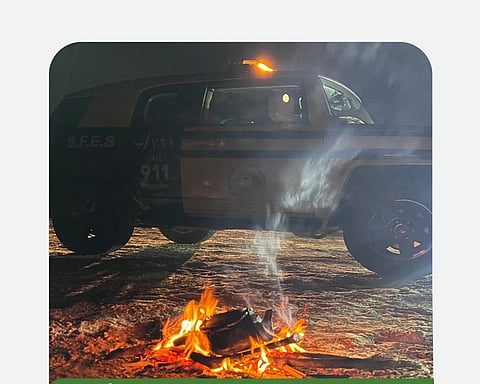 ضبط مخالف لنظام البيئة أشعل نارًا في أراضي الغطاء النباتي بالمنطقة الشرقية