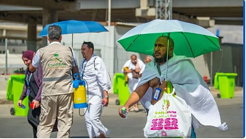 تجذيرات الحجاج من التعرض للشمس