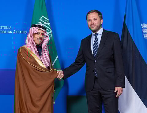 وزير الخارجية ونظيره الاستوني