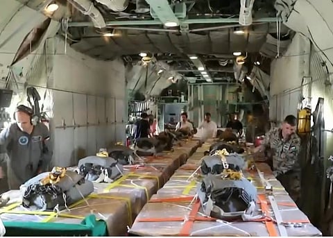 المساعدات السعودية لقطاع غزة