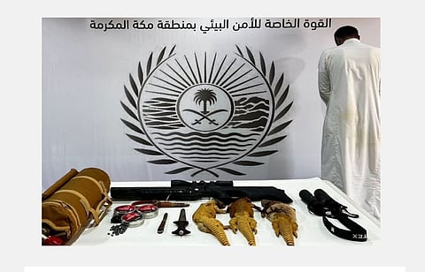 ضبط مواطن لارتكابه مخالفة الشروع في الصيد دون ترخيص في منطقة مكة المكرمة