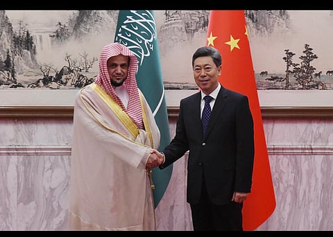 النائب العام يبحث التعاون المشترك مع رئيس اللجنة المركزية للشؤون السياسية والقانونية بالصين