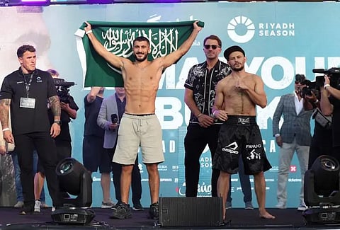 الملاكم السعودي زياد المعيوف