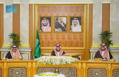 سمو ولي العهد يرأس جلسة مجلس الوزراء