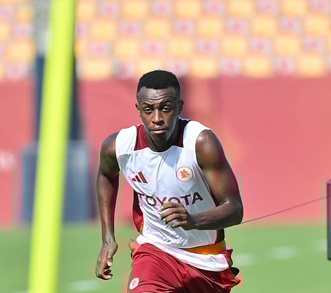 سعود عبدالحميد يخوض مرانه الأول مع روما الإيطالي