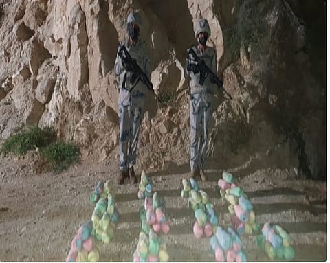 حرس الحدود بجازان يحبط تهريب 200 كيلوجرام من القات