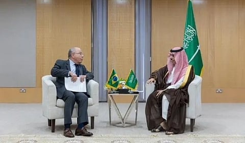 وزير الخارجية ونظيره البرازيلي يستعرضان علاقات التعاون بين البلدين