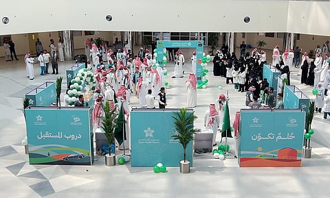 «تجمع جازان الصحي» يحتفي باليوم الوطني السعودي 94 ببهو مستشفى جازان التخصصي