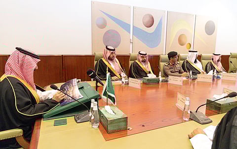 محافظ الخرج يلتقي الرئيس التنفيذي لمركز برنامج جودة الحياة