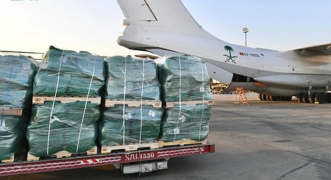 الجسر الجوي الإغاثي السعودي إلى لبنان يتواصل بمغادرة الطائرة الإغاثية الـ 22